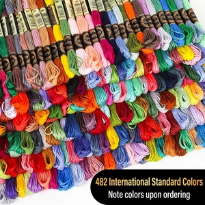 482 couleurs, système <span class=keywords><strong>de</strong></span> couleurs <span class=keywords><strong>DMC</strong></span>, <span class=keywords><strong>fil</strong></span> à broder en gros, 8 m, polyester, coton, <span class=keywords><strong>fil</strong></span> à broder pour <span class=keywords><strong>point</strong></span> <span class=keywords><strong>de</strong></span> <span class=keywords><strong>croix</strong></span>, bricolage, artisanat, fournitures <span class=keywords><strong>de</strong></span> couture - Product Image 2