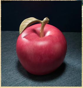 Escultura de Ángel de Cobre Rojo de la Suerte, Adornos Redondos con Fruta Ping'an, Decoración para el Hogar, Regalos de Nochebuena y Navidad - Product Image 5