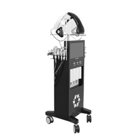 AI Analyzer Multifunctional Facial Machine Clean Facial 11 in 1 Tightening Small Bubble Facial Microdermabrasion Machine