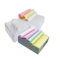 Superventas 3ply 76x76mm Factura sin carbono Factura Copia Papel Azul Computadora NCR
