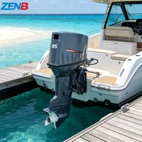 Moteur hors-bord marin 2 temps 85 CV pour Yamaha, même design, moteur de bateau professionnel