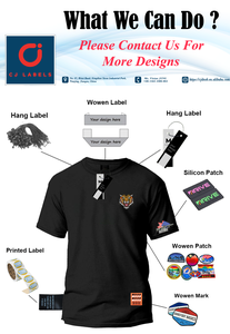 Fabricants Etiquette de col de vêtement en coton avec logo personnalisé Etiquettes de vêtements tissées à coudre imprimées à plis d'extrémité durables pour vêtements - Product Image 2