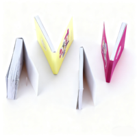 Bloc-notes portable en gros avec caractéristiques auto-adhésives Bloc-notes à couverture souple pour le bureau