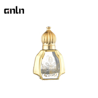 Vente en gros de flacons à bille en verre mat de 10 ml pour parfum, vides, avec échantillon gratuit pour huile essentielle et huile de parfum attar