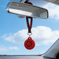 KIVA Pendentif en peluche fait main souriant, porte-clés, décoration de sac, accessoires mignons et colorés à faire soi-même