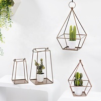 Planteur de fil métallique suspendu, décoration fantastique, étagère suspendue, pour la maison et le jardin, printemps