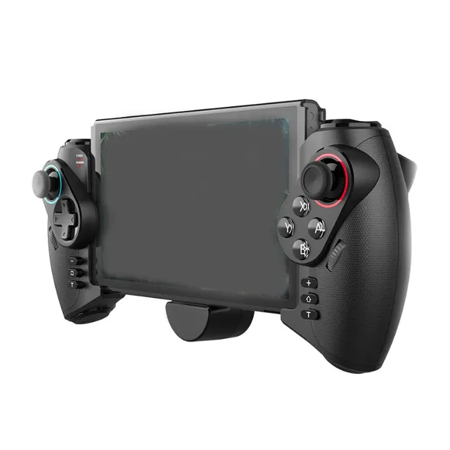 Hair Body Feel Vibration Mechanical Continuous Game Handle Controller Joystick for Nintendo Switch/OLED Stretch Gamepad