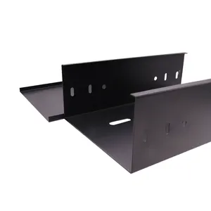 100MM perforated Black pallet trough cable tray strong and weak line tray trapezoidal cable tray