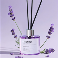 Diffuseur de parfum à bâtonnets au design luxueux, parfum lavande, longue durée, désodorisant d'ambiance, huile essentielle naturelle, décoration intérieure
