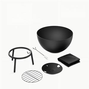 Hot Selling Products Round <b>Fire</b> <b>Pit</b> Bowl Metal <b>Wood</b> <b>Burning</b> Fireplace for Outdoor Patio Backyard Camping Use - Product Image 4