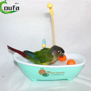 Bain d'oiseaux en plastique OF, douche pour oiseaux, pour perroquets, bain suspendu, cages à perroquets, <span class=keywords><strong>baignoire</strong></span> pour oiseaux, bain d'eau - Product Image 3