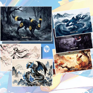 PY POKE ArtBoard Personaje Navidad Regalo para Niños Juego de Mesa Caja Sorpresa Limitada POKE Rayquaza Caja Ciega de Cómics Tarjeta Pokémon Pikachu - Product Image 1