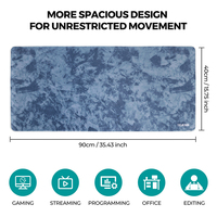 Tapis de bureau personnalisé avec design gratuit, grand tapis de souris imperméable, tapis de souris par sublimation, tapis de souris XXL personnalisé, tapis de bureau pour jeux