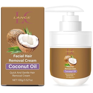 Lance OEM/ODM Facial Depilatory Cream with Coconut Oil for Women-Gentle <strong>Hair</strong> <strong>Removal</strong> for <strong>Face</strong> &amp; Body Sensitive Skin - Product Image 2