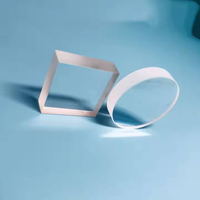 Fenêtres en verre de cristal de saphir optique plano avec revêtement AR poli sur mesure pour montre / Feuille de verre de saphir protectrice OEM