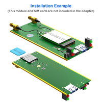Adaptador USB 3.0 de Metal M.2 NGFF Key B con Ranura para Tarjeta SIM, Dongle USB/WiFi para Escritorio/Portátil, Alimentación Tipo-C, 3-5G, en Stock