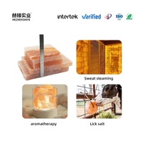 Ruang Sauna Batu Garam Himalaya Merah Muda, Blok Mineral Alami, Uap Keringat, Ubin Dinding, Natrium Klorida Nacl, Batu Bata Garam