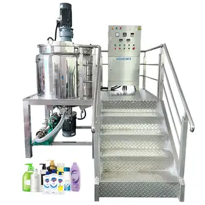 Kimyasal sıvı homojenleştirici mikser ev üretim sabun ve deterjan makinesi