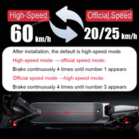 MODTEK Modulo di Sblocco Velocità G3 60KM/H MAX, Avvio a Zero, 3 Modalità di Guida per Parti di Ricambio Scooter Ninebot Segway MAXG3