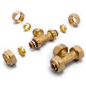 Brass Compression Fittings for pex-al-pex pipes