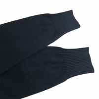 Vente en gros de pulls surdimensionnés rayés noirs à col rond personnalisés pulls amples unisexes unis en coton 100% pulls pour femmes