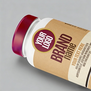 Etiqueta Adhesiva Rectangular de Vinilo para Productos de Cuidado de la Salud, Etiqueta Mate Personalizada para Botellas, Etiqueta Metálica para Botellas - Product Image 2