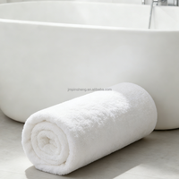 Serviette de Bain Magique Compressée en Coton Éponge 100% Végétal Personnalisable avec Logo – Blanche, Ultra Absorbante et Douce pour Hôtels et Spas