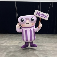 Ballon publicitaire gonflable géant hermétique personnalisé en forme de personnage de dessin animé, mascotte gonflable imperméable, jouet en peluche gonflable