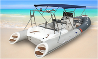 12 '13' PVC ou Hypalon Tube Fibre de Verre Coque Rib Bateaux RIB-360 RIB-390