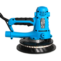 FIXTEC Outil électrique portatif pour ponçage mural, ponceuse électrique pour cloisons sèches 800W avec sac collecteur de poussière et lumière LED