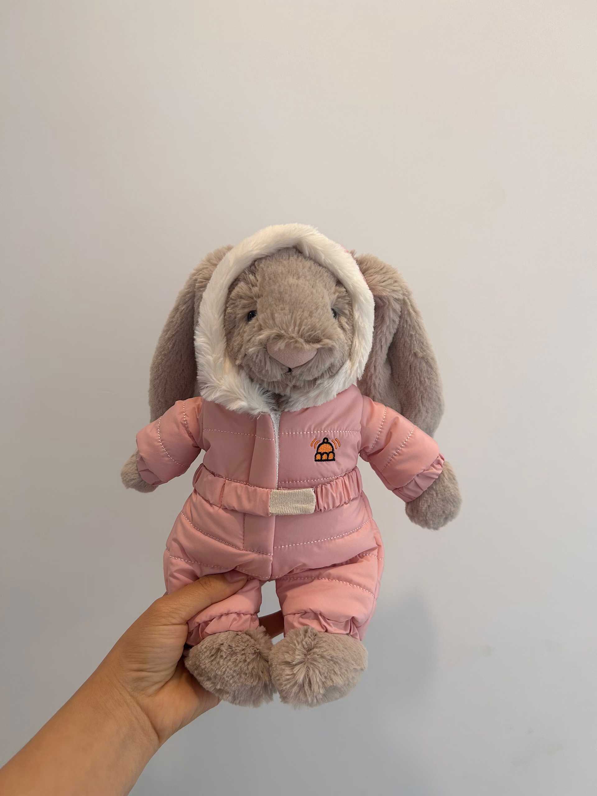 Pink Snow Suit Bunny 31cm