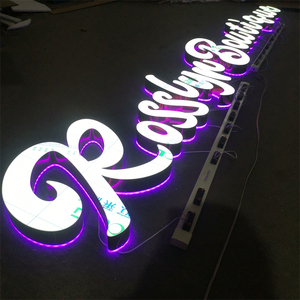 Ngoài trời LED kênh thư dấu hiệu 3D mặt thắp sáng và trở lại thắp sáng dấu hiệu điện tử tùy chỉnh LED sáng thư ký - Product Image 3