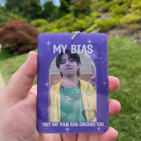 Gantungan Kunci Akrilik GOSS Bingkai Foto Kpop Gaya Lucu, Tempat Kartu Foto Dua Sisi Custom, Gantungan Kunci Akrilik Custom, Tempat Kartu Akrilik