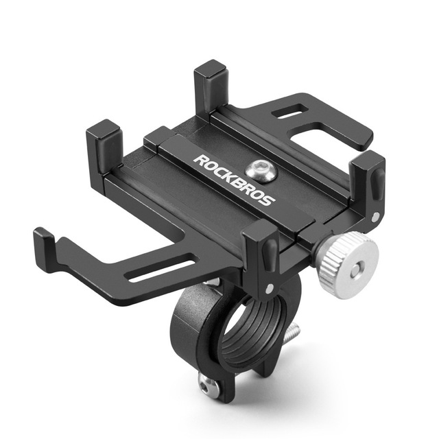 Aluminum Alloy Phone Holder Shock-Resistant Mounting Bracket for Bicycles Electric Bikes Motorcycles Scooters Accessory