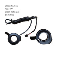 Kit pengontrol Motor tanpa sikat DC, 250W-1000W pengontrol BLDC, rem Throttle, Kit konversi terbalik, aksesori Motor
