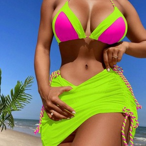 Nouveau <span class=keywords><strong>maillot</strong></span> <span class=keywords><strong>de</strong></span> <span class=keywords><strong>bain</strong></span> sexy <span class=keywords><strong>de</strong></span> style européen et américain, bikini séparé en 3 pièces pour femmes - Vente en gros transfrontalière - Product Image 3