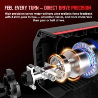 Volant de jeu de course PXN-V10 Ultra compatible avec PC/XBOXOne/XBOXSeries/PS4