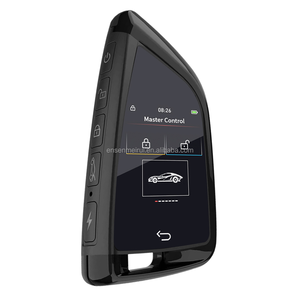 BMW FEM Stili İçin Anahtarsız Çalıştırma Özellikli Modifiye LCD Akıllı Uzaktan Kumandalı Araba Anahtarı Seti - Product Image 4