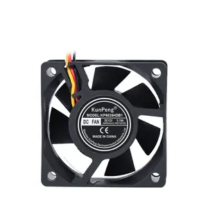 60x60x25 Explosion Proof Delta Cooling Fan 12V 24V 60mm Black Plastic Mini DC Brushless Cooling Fan for Panel