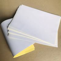 Impression offset de papier d'étiquette Oneside adhésif brillant de miroir d'autocollant enduit par fonte