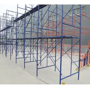 Échafaudage de cadre de 6ft 5ft 8ft pour le revêtement de poudre de construction ou galvanisé