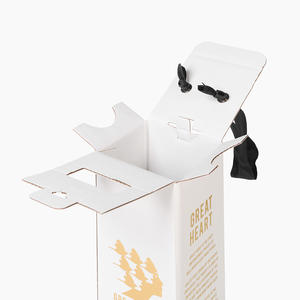 小さな白い折りたたみカートンボックス薬化粧品包装用カスタム包装ボックス - Product Image 3