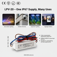 OKEY — alimentation électrique 20w 12v DC, transformateur d'alimentation pour pilote LED, vente populaire de haute qualité