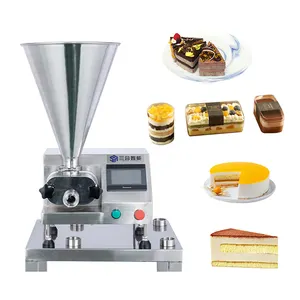 Muilti 기능 티라미수 무스 퍼프 크림 치즈 케이크 컵 케이크 붙여 넣기 충전 기계 생산 라인