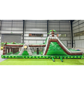 <span class=keywords><strong>Casa</strong></span> de Brinco Inflable Comercial para Niños al Aire Libre, Pista de Obstáculos Ninja Warrior <span class=keywords><strong>con</strong></span> <span class=keywords><strong>Piscina</strong></span> de Agua - Product Image 2