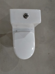 Toilette écologique personnalisée Clasico Blanco en céramique à double chasse Inodoro Sanitarios Cuvette siphonique sans rebord Inodoro Toilette monobloc - Product Image 4