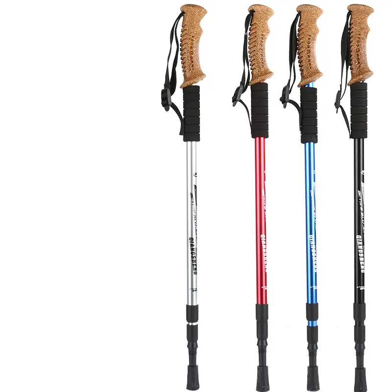 6061 Telescopic Walking Stick Adjustable Trekking Poles Walking Sticks Ultralight Walking Canes Hiking Equipment