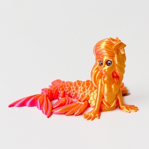 Venta al por Mayor de Modelos Articulados Flexibles de Sirena Impresos en 3D, Juguetes de Animales y Dinosaurios Coloridos de PLA, Colección Unisex para Niños de 4 a 6 Años - Product Image 3