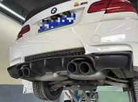Diffuseur en fibre de carbone de qualité supérieure style VOR, best-seller, lèvre de pare-chocs arrière pour BMW E92 E93 M3 2012-2014