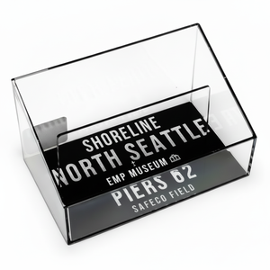 Boîte de rangement anglaise transparente avec support de lettres pour porte-lettres - Product Image 1